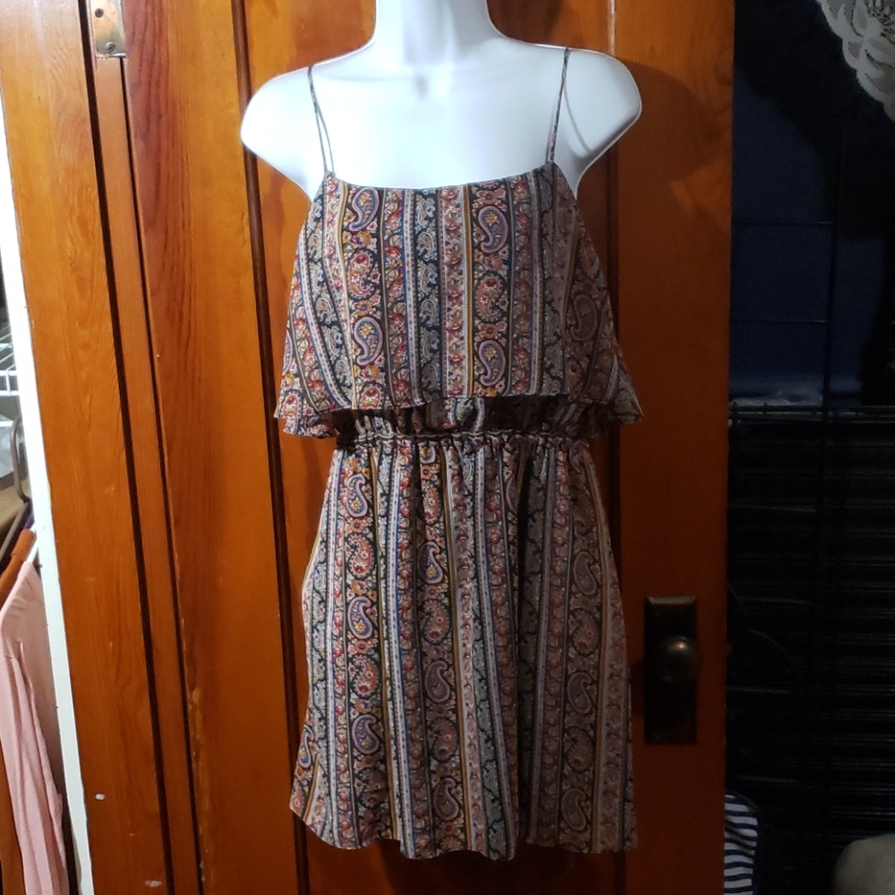 Paisley print sun dress
